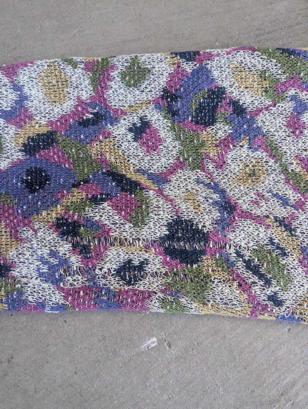 Amazing Vintage Missoni Open Cardigan Floral Figurative 44 - Picture 16 of 16
